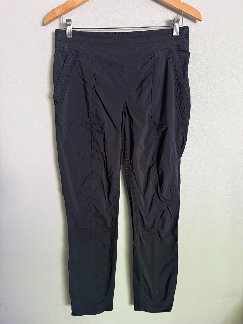 Indygena Women’s M Pants Black Active Stretch Straight Leg Lightweight Pants